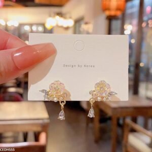 Flower/Tear Drop Earrings